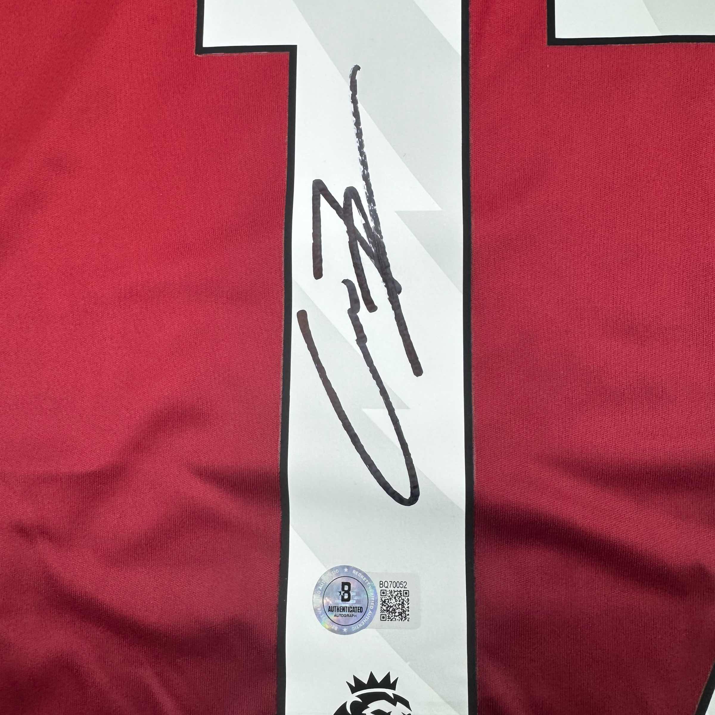 autographed-signed-alejandro-garnacho-manchester-united-red-soccer-jersey-beckett-bas-coa-3