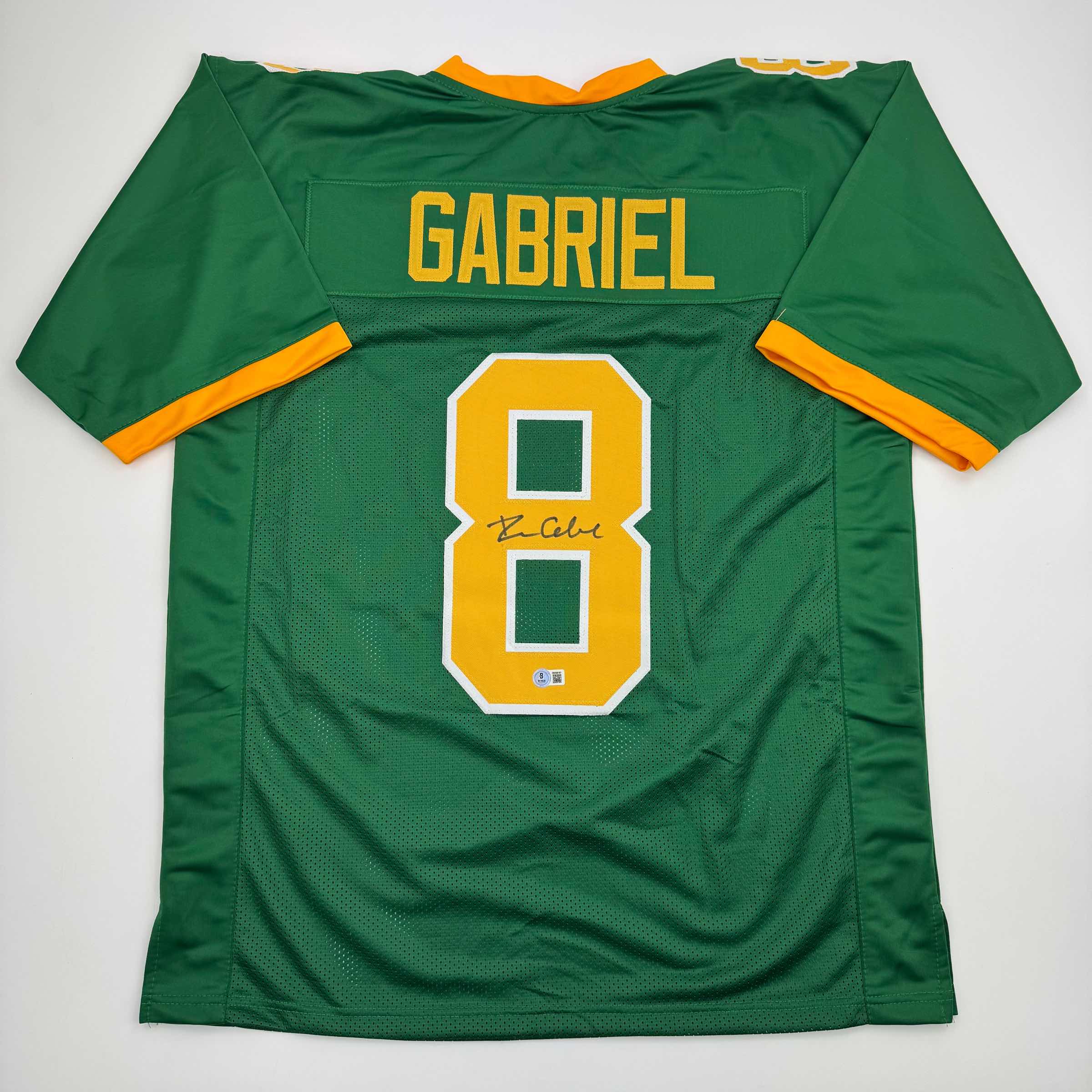 autographed-signed-dillon-gabriel-oregon-green-college-football-jersey-beckett-bas-coa