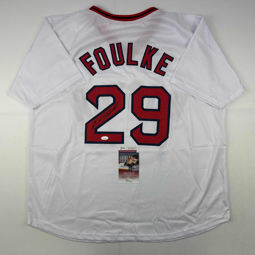 autographed-signed-keith-foulke-boston-white-baseball-jersey-jsa-coa