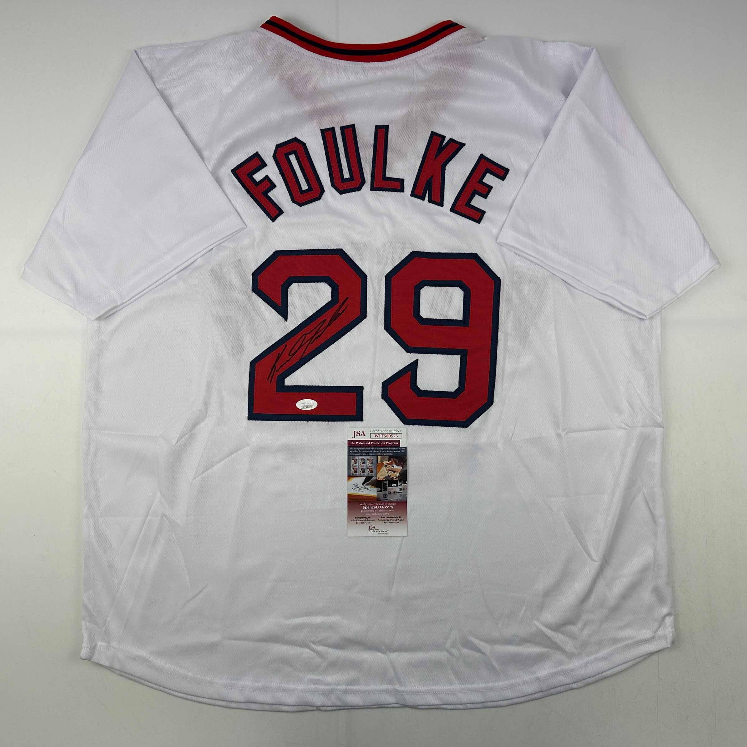 autographed-signed-keith-foulke-boston-white-baseball-jersey-jsa-coa