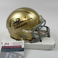 autographed-signed-joe-theismann-chof-2003-notre-dame-fighting-irish-mini-football-helmet-jsa-coa