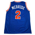 autographed-signed-miles-deuce-mcbride-new-york-blue-basketball-jersey-jsa-coa