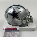 autographed-signed-rico-dowdle-dallas-cowboys-mini-football-helmet-jsa-coa