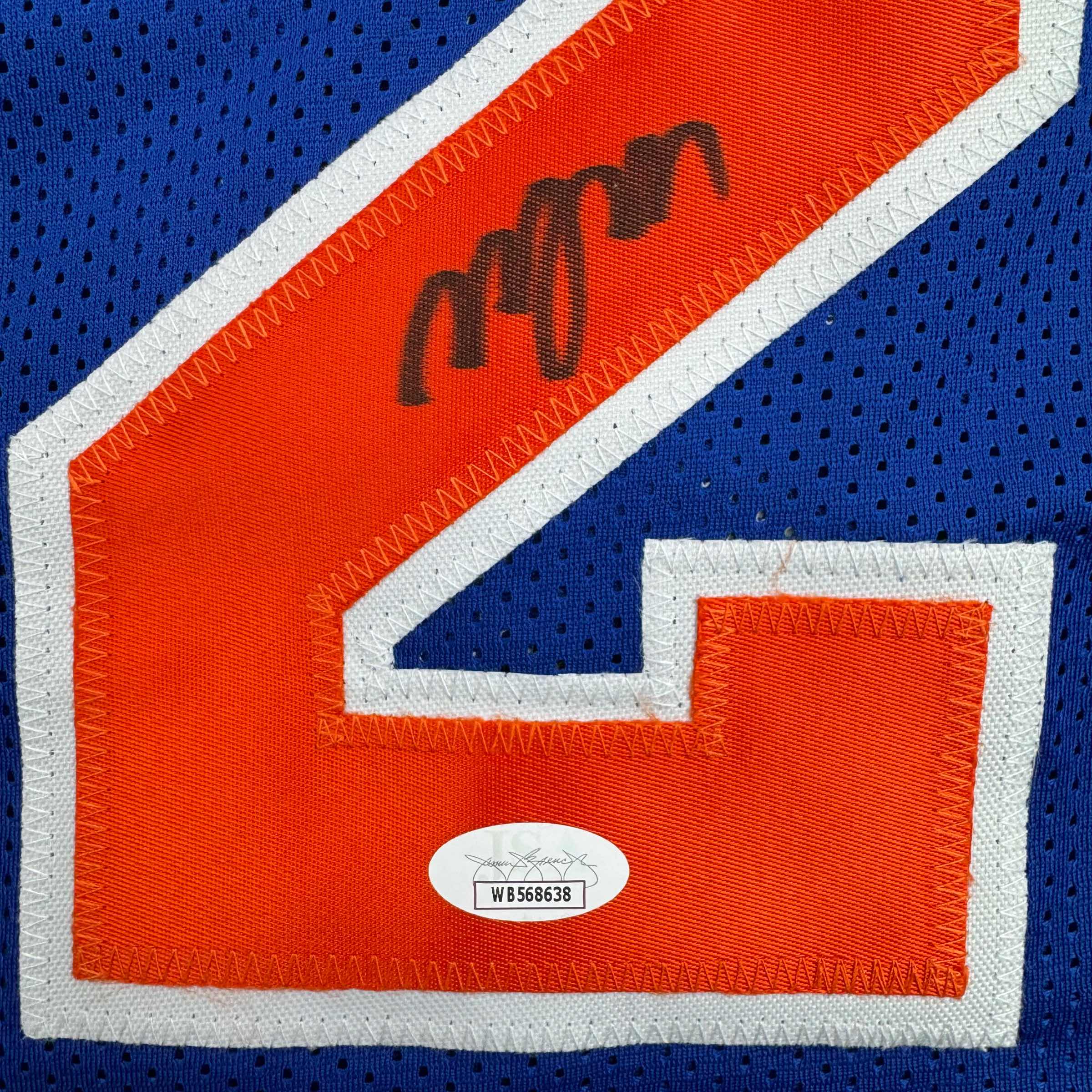 autographed-signed-miles-deuce-mcbride-new-york-blue-basketball-jersey-jsa-coa