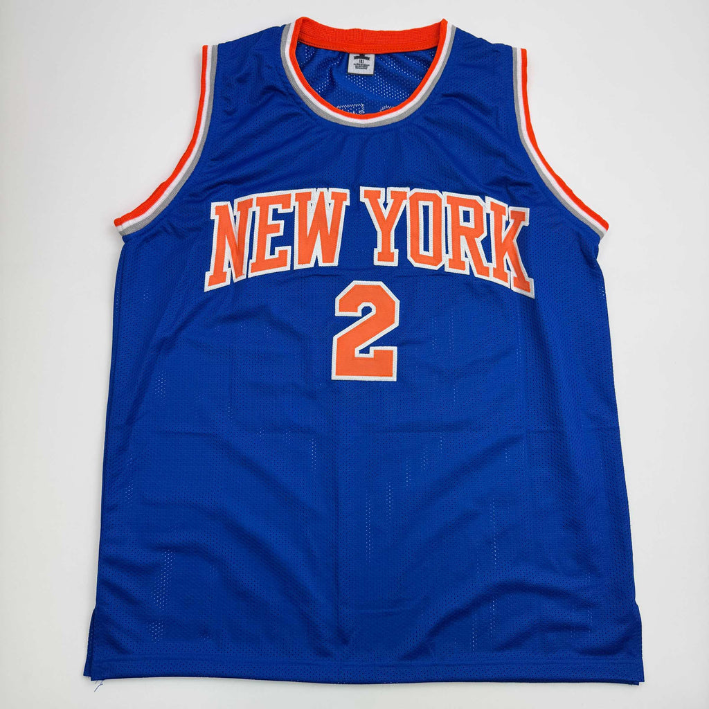 autographed-signed-miles-deuce-mcbride-new-york-blue-basketball-jersey-jsa-coa