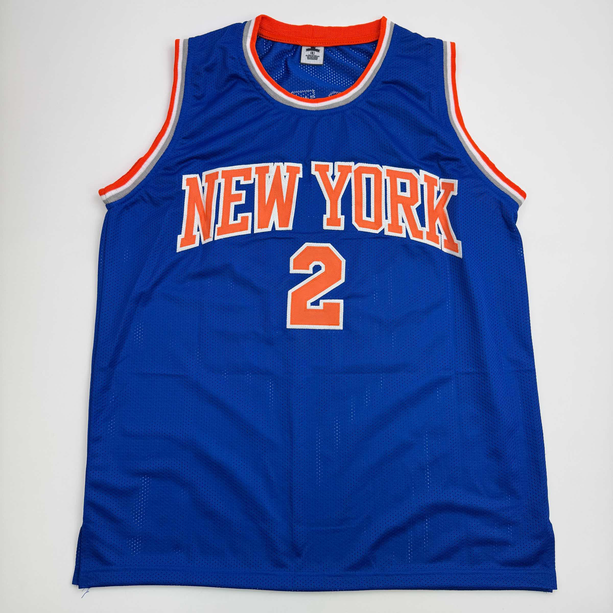 autographed-signed-miles-deuce-mcbride-new-york-blue-basketball-jersey-jsa-coa