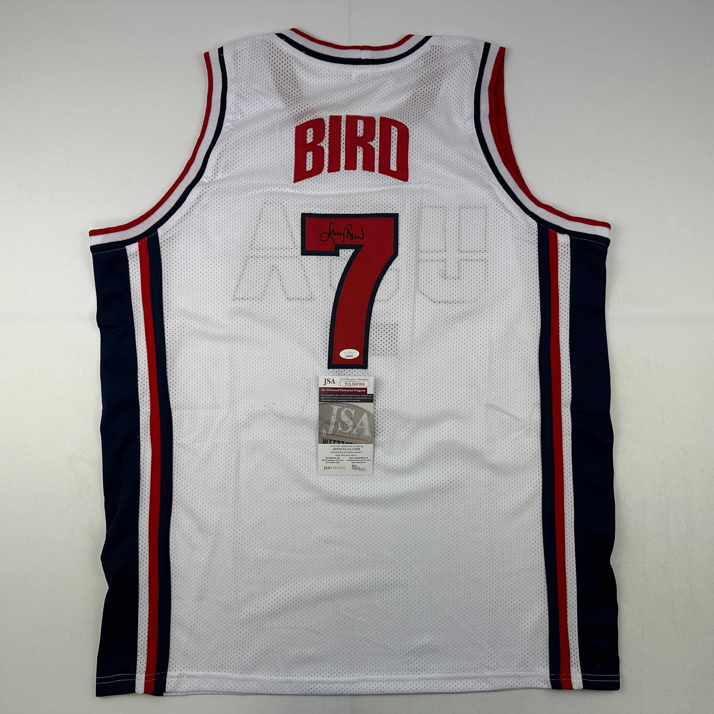 autographed-signed-larry-bird-united-states-usa-white-1992-dream-team-basketball-jersey-jsa-coa