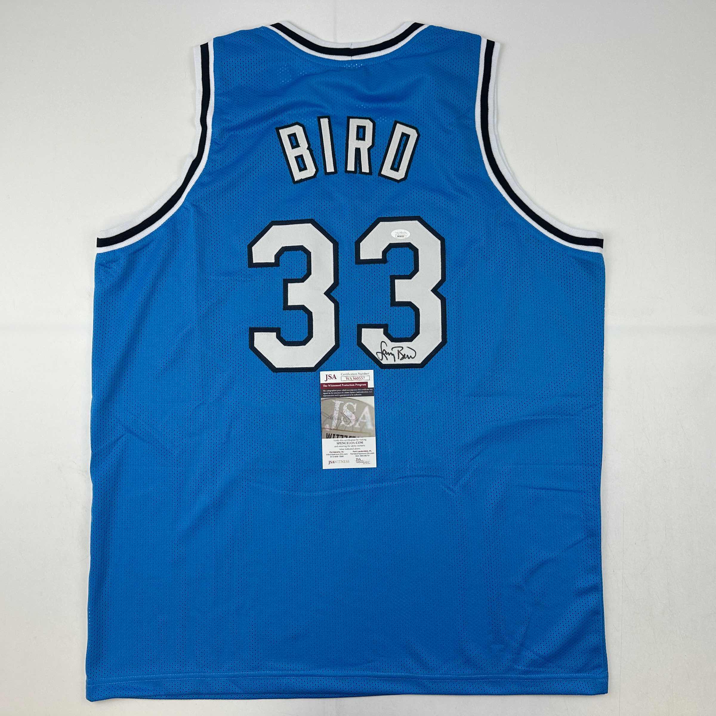 autographed-signed-larry-bird-indiana-state-blue-college-basketball-jersey-jsa-coa