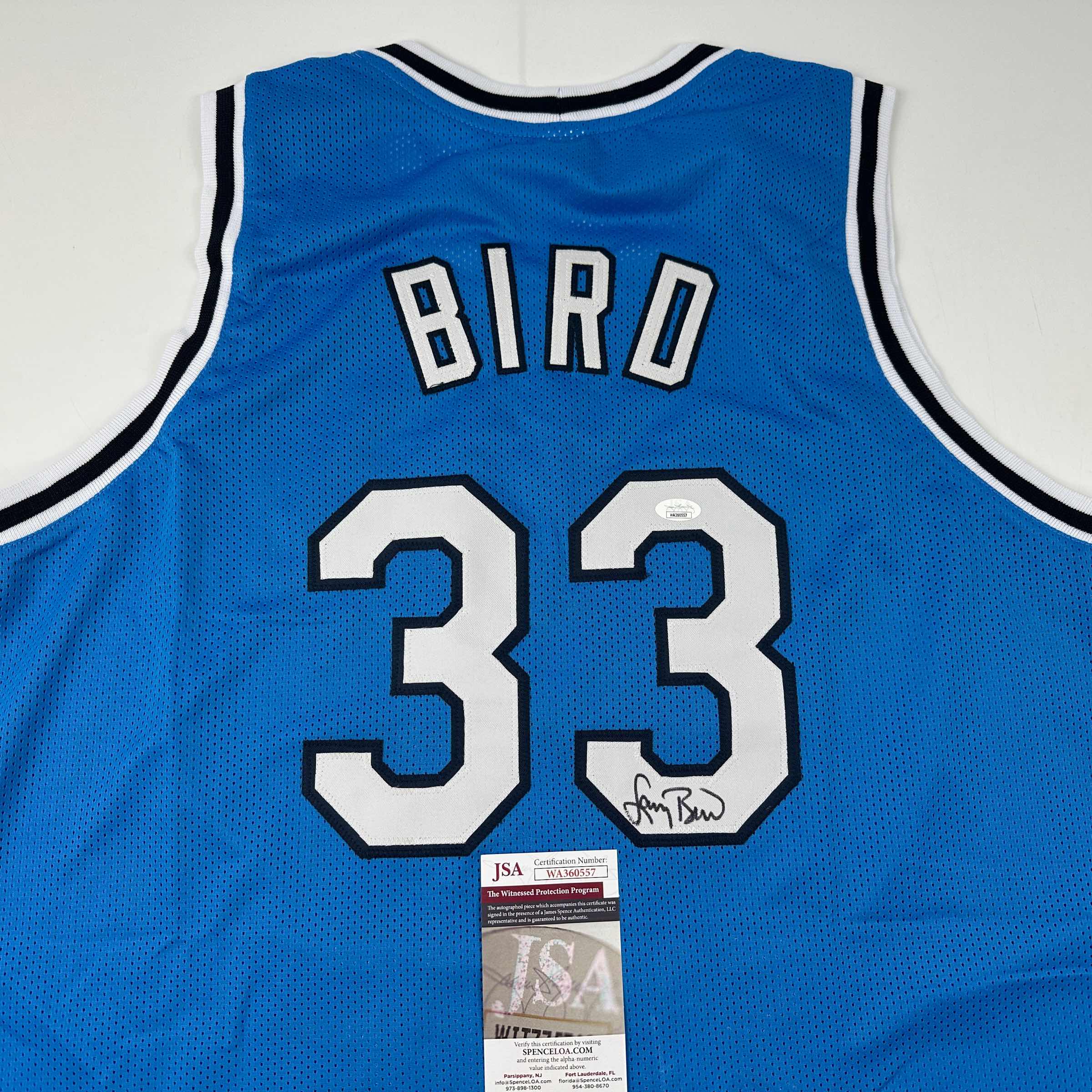 autographed-signed-larry-bird-indiana-state-blue-college-basketball-jersey-jsa-coa