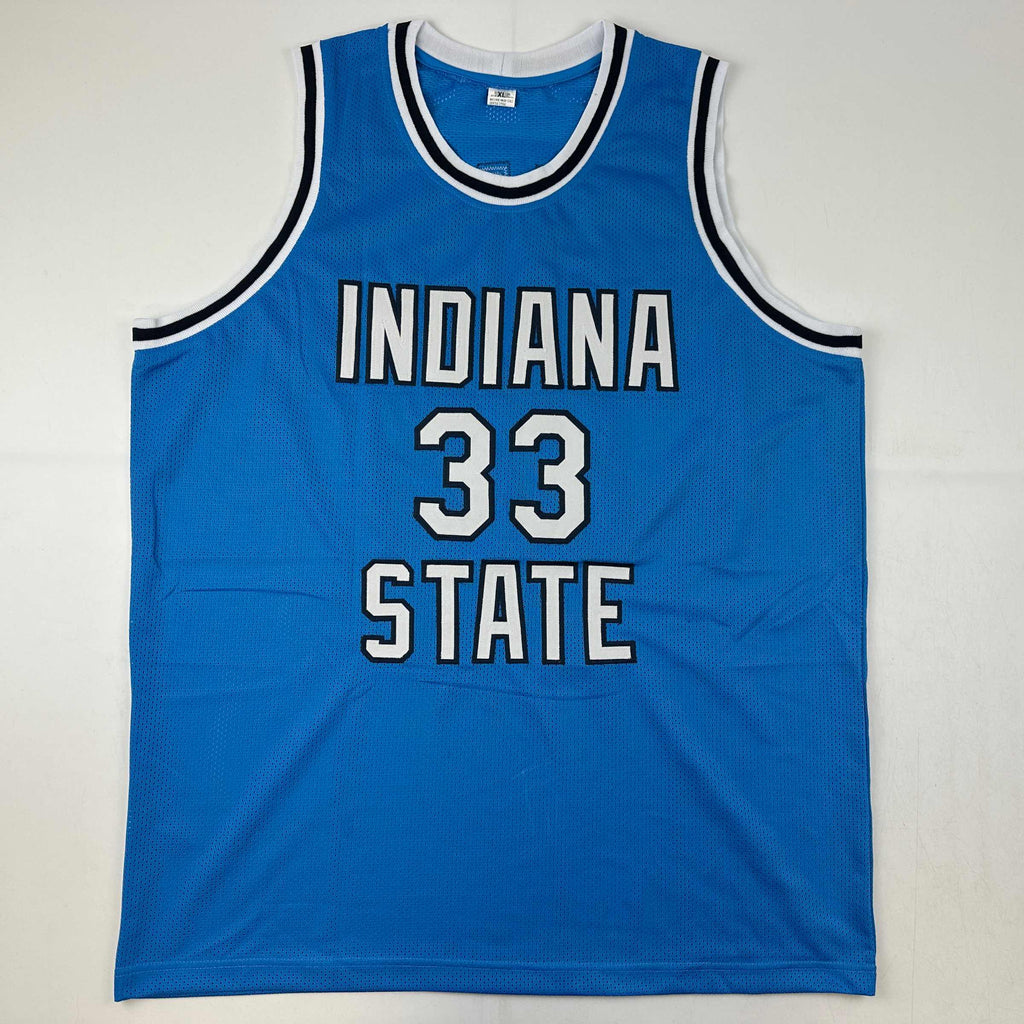 autographed-signed-larry-bird-indiana-state-blue-college-basketball-jersey-jsa-coa