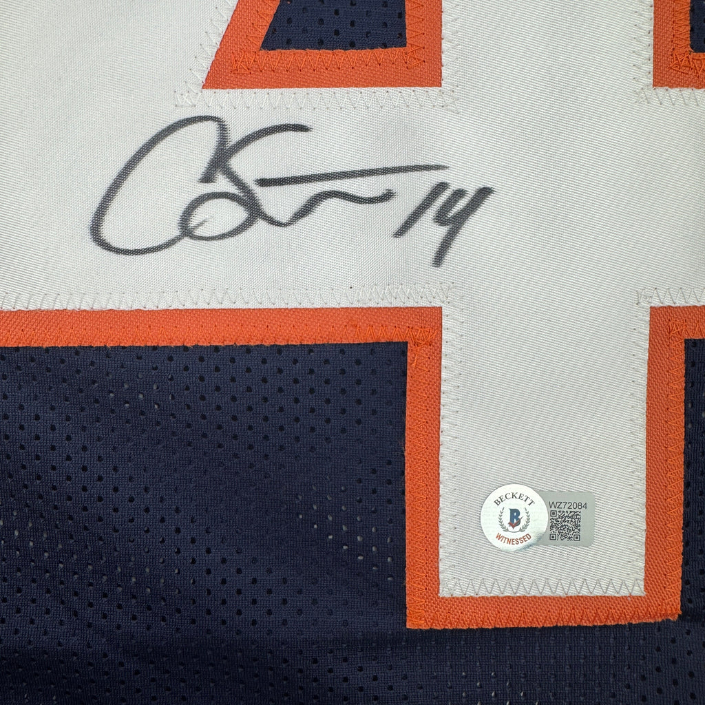 autographed-signed-courtland-sutton-denver-blue-football-jersey-jsa-coa