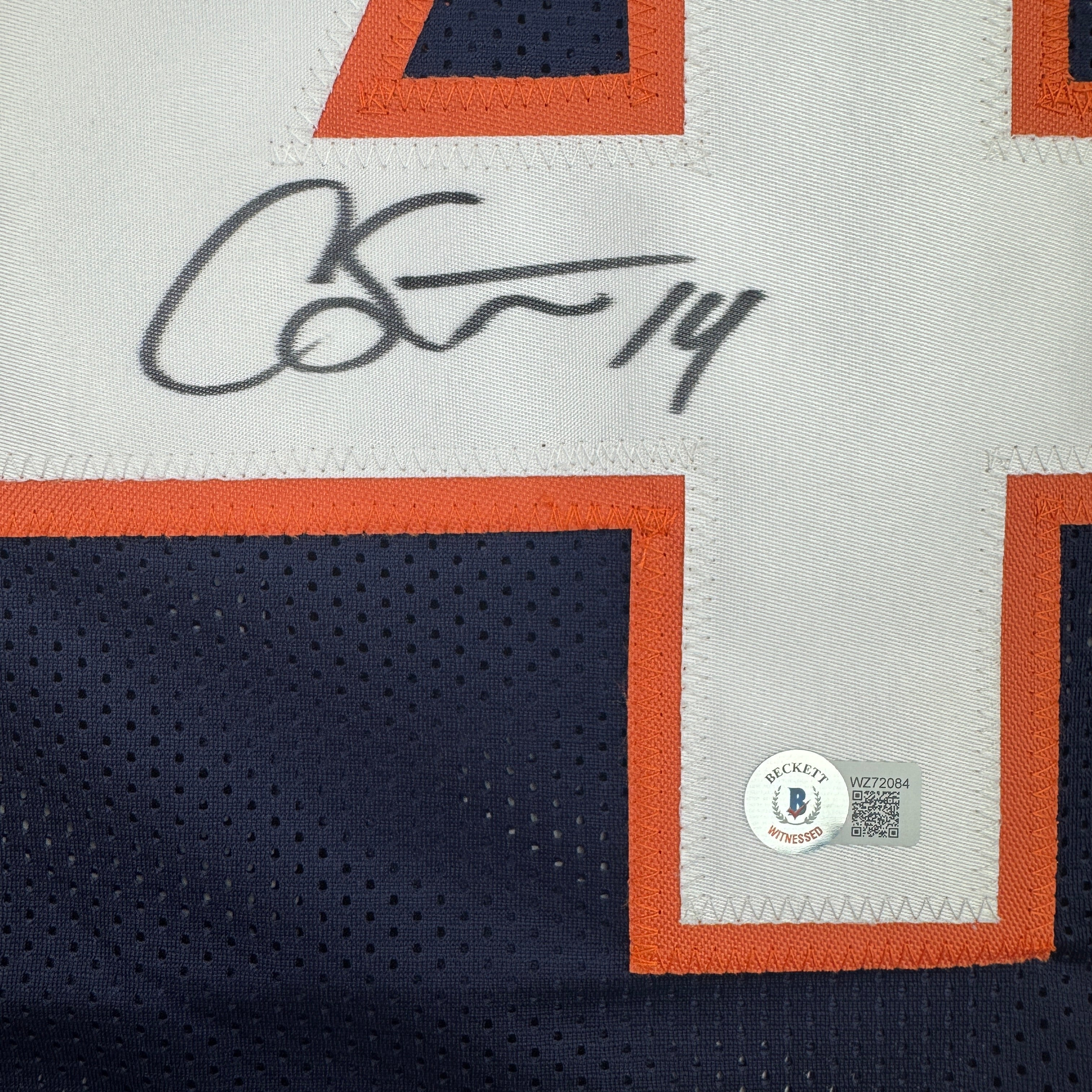 autographed-signed-courtland-sutton-denver-blue-football-jersey-jsa-coa