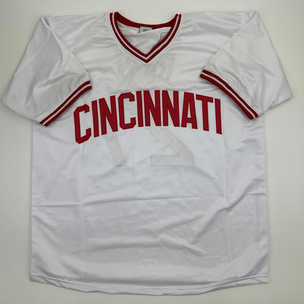 autographed-signed-jose-rijo-90-ws-mvp-cincinnati-white-baseball-jersey-beckett-bas-coa