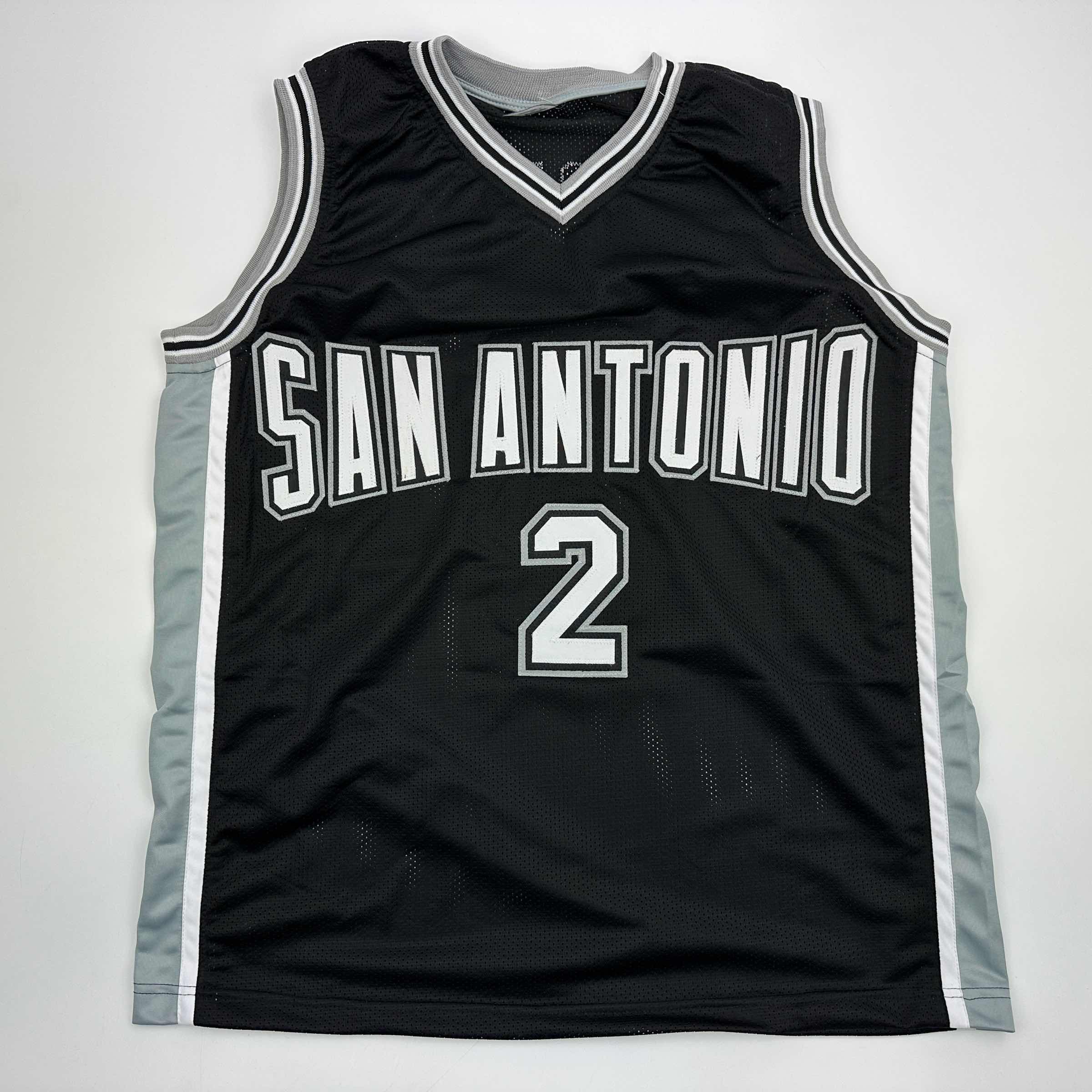 autographed-signed-dylan-harper-san-antonio-black-basketball-jersey-jsa-coa