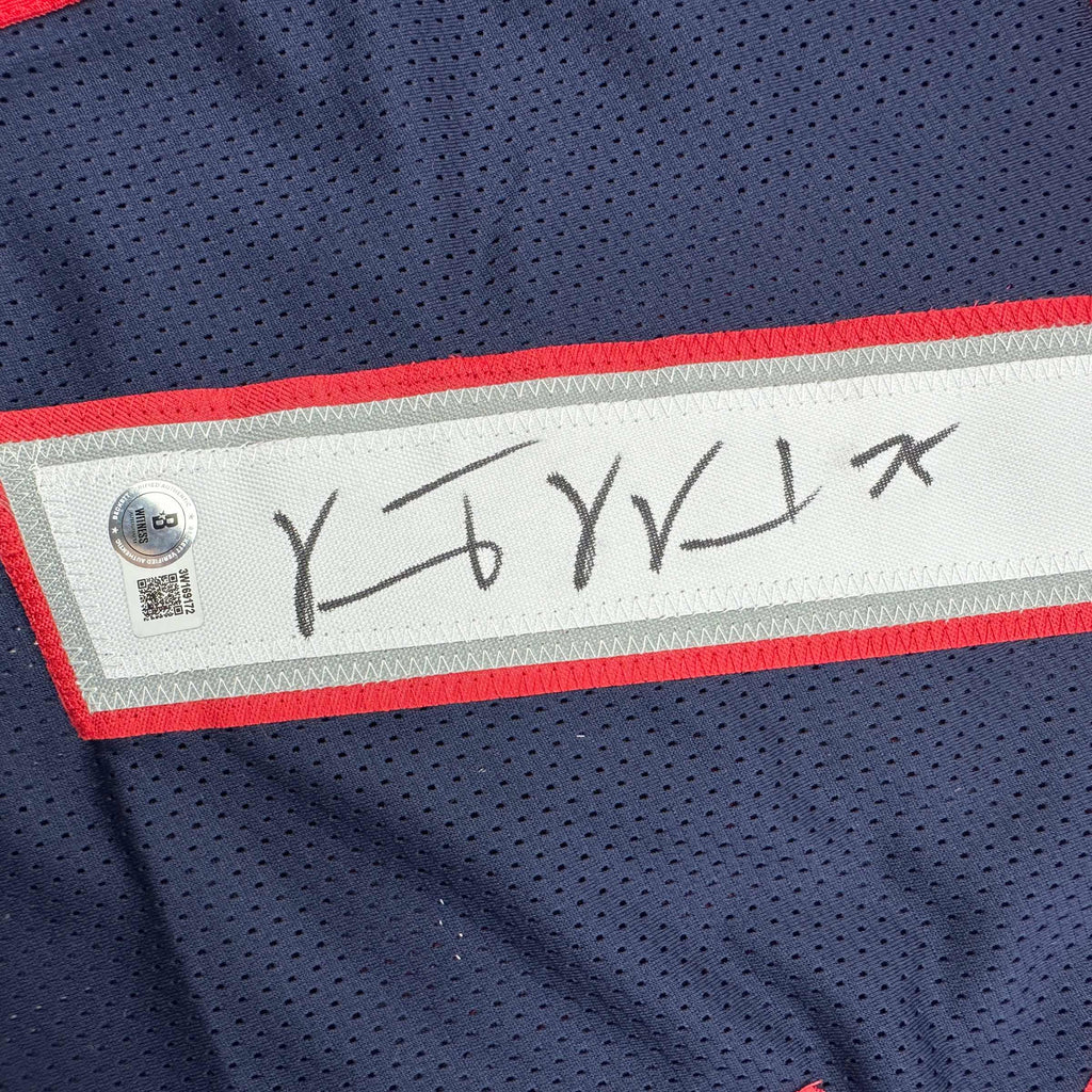 autographed-signed-vince-wilfork-new-england-blue-football-jersey-beckett-bas-coa