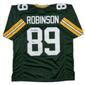 autographed-signed-dave-robinson-hof-13-green-bay-green-football-jersey-beckett-bas-coa