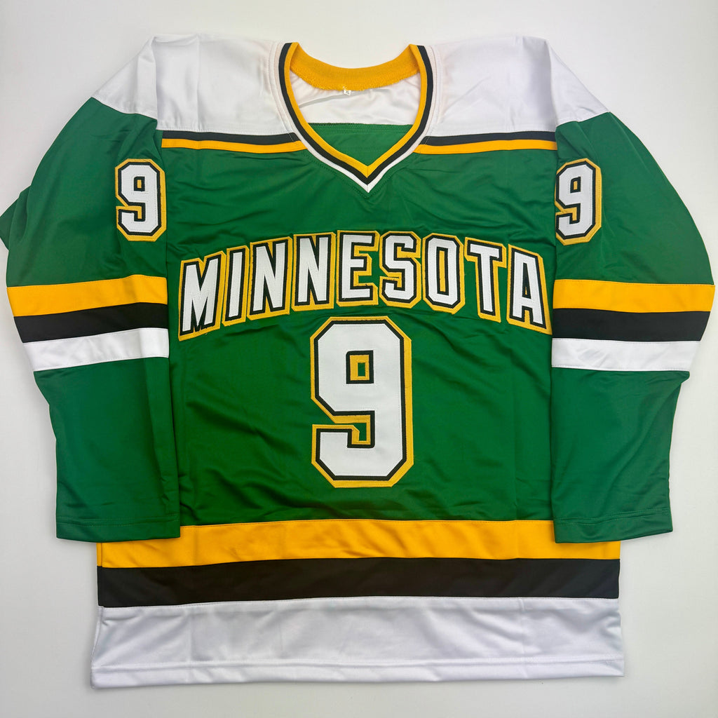 autographed-signed-mike-modano-minnesota-green-hockey-jersey-beckett-bas-coa