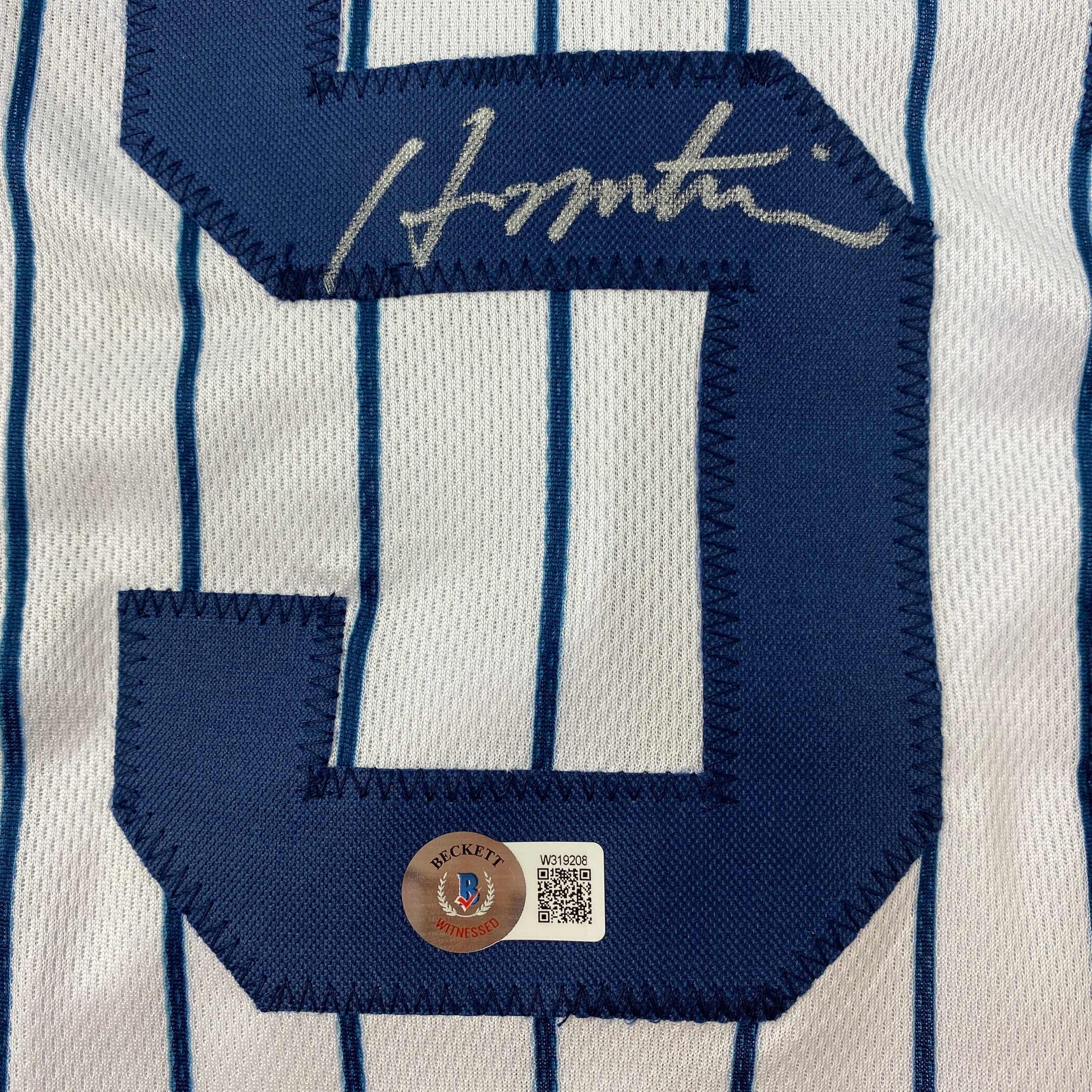 autographed-signed-hideki-matsui-new-york-pinstripe-baseball-jersey-beckett-bas-coa