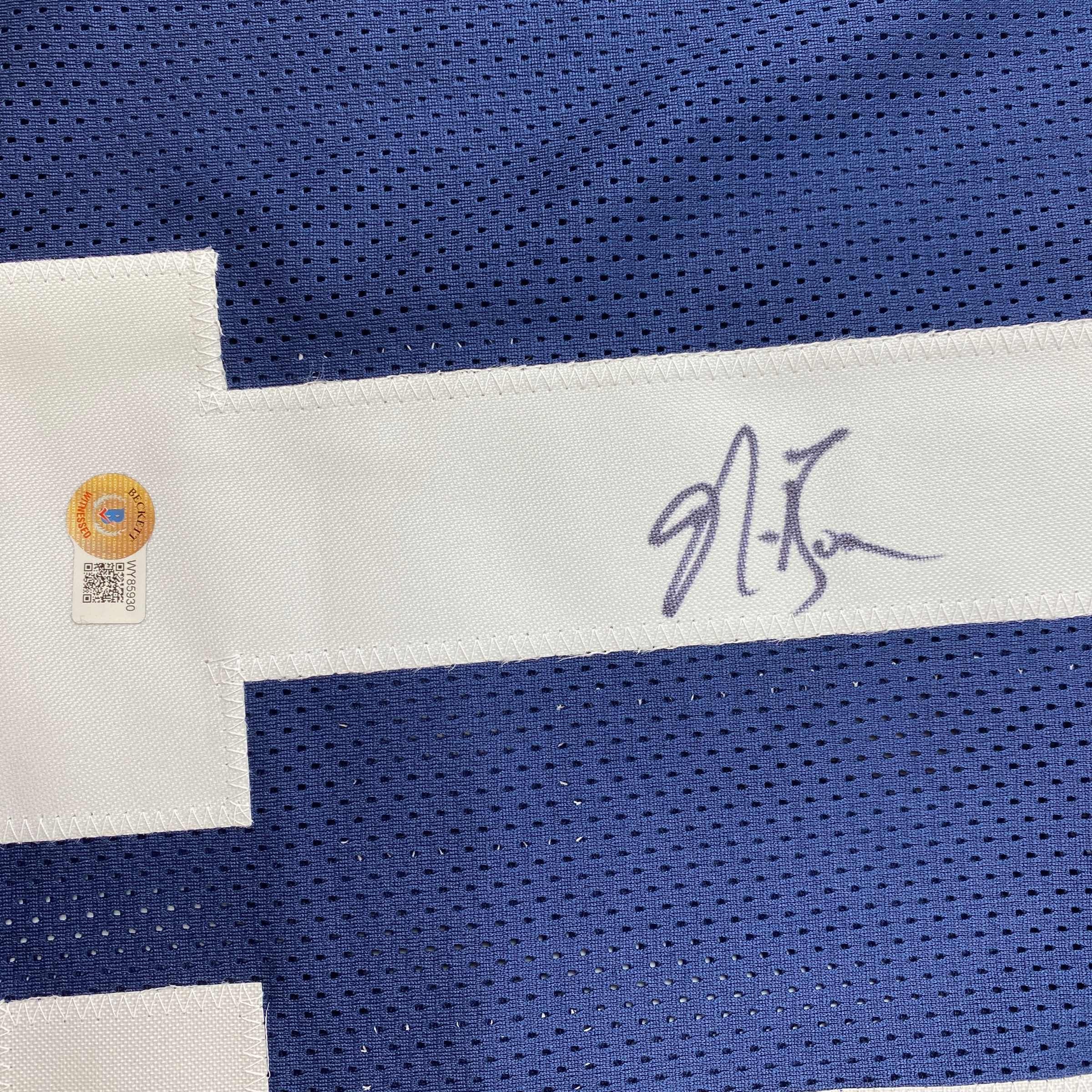 autographed-signed-navorro-bowman-penn-state-blue-college-football-jersey-beckett-bas-coa