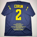 autographed-signed-blake-corum-michigan-blue-stat-college-football-jersey-beckett-bas-coa