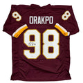 autographed-signed-brian-orakpo-washington-burgundy-football-jersey-jsa-coa