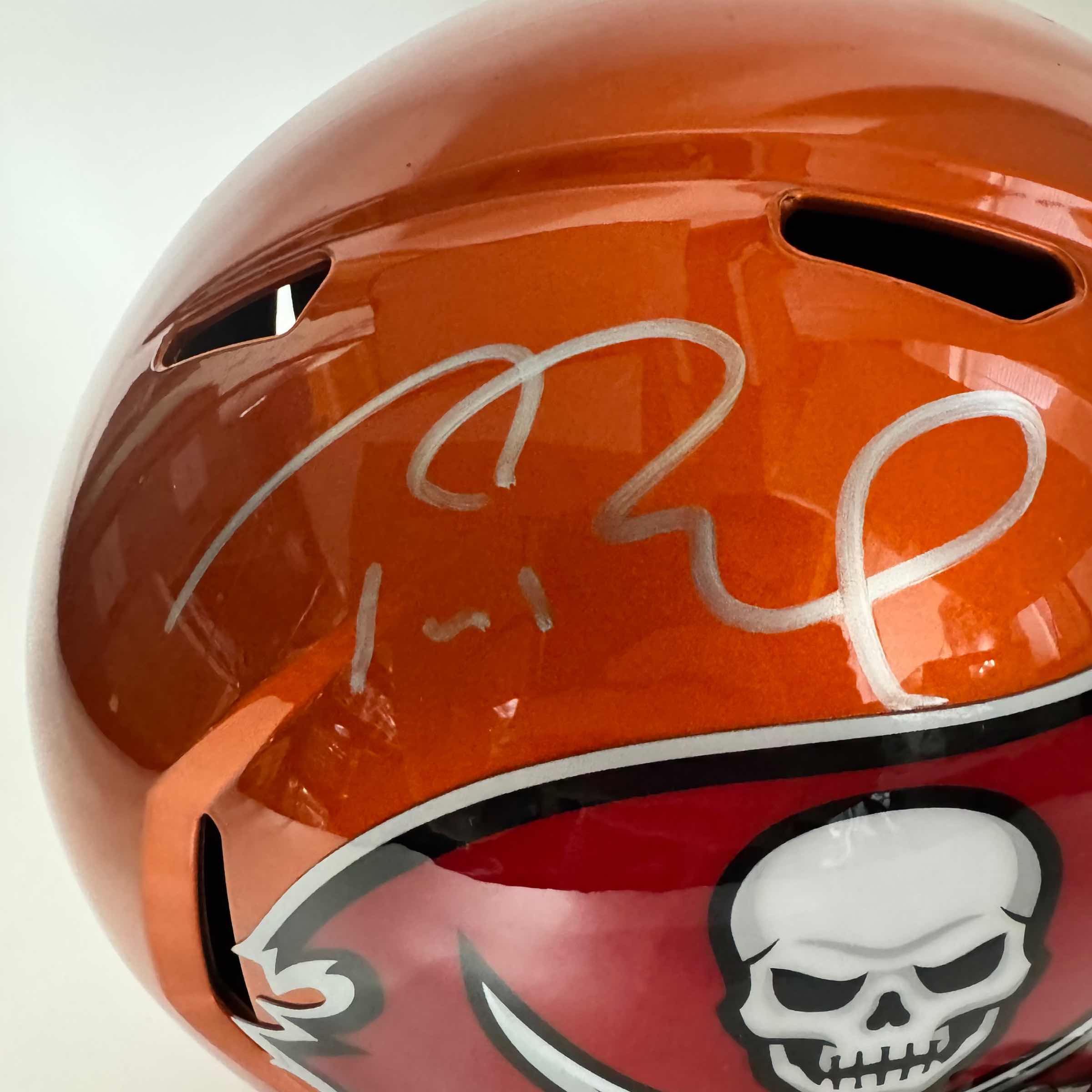 autographed-signed-tom-brady-tampa-bay-buccaneers-blaze-full-size-fs-f-s-replica-football-helmet-fanatics-coa