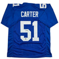 autographed-signed-abdul-carter-new-york-blue-football-jersey-beckett-bas-coa