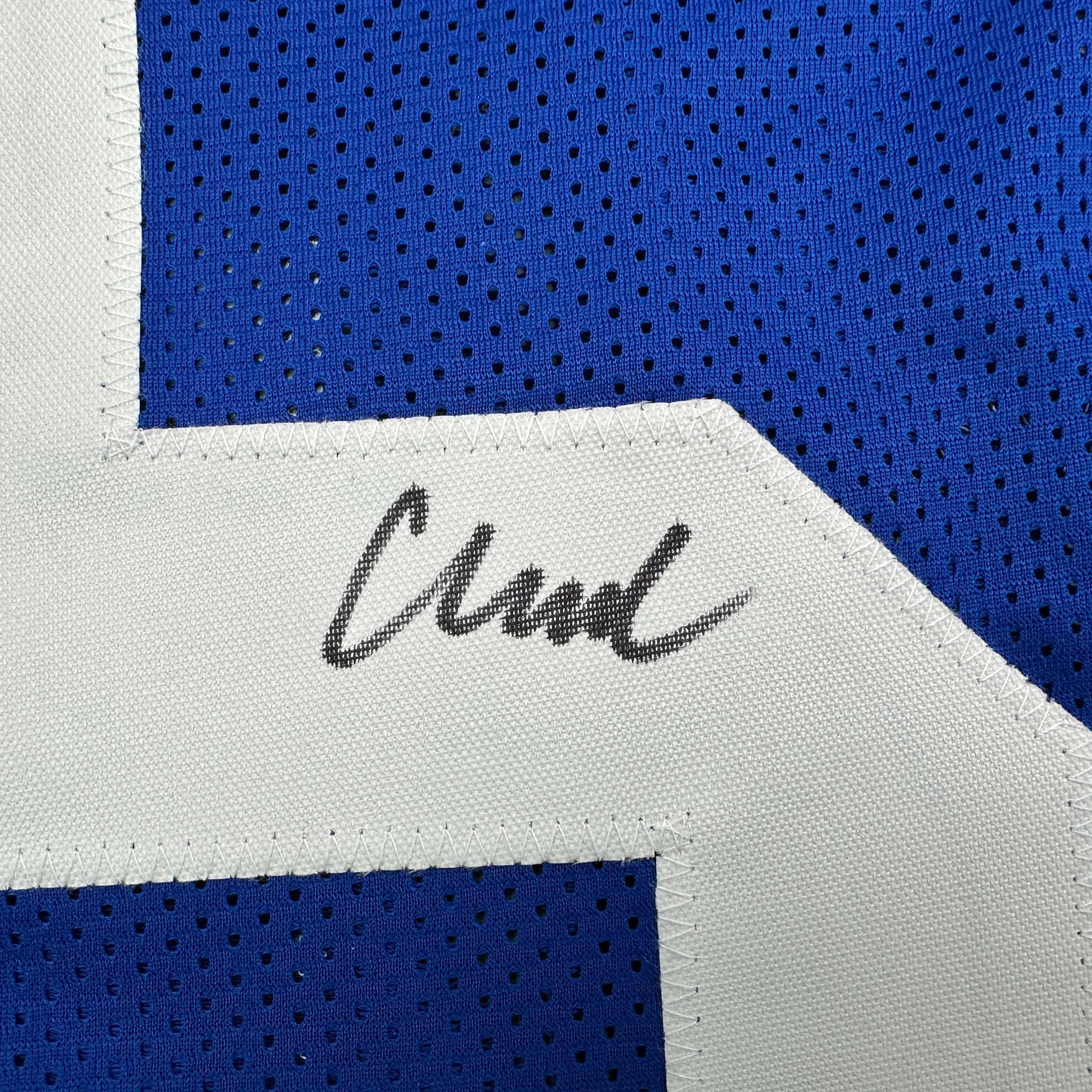 autographed-signed-abdul-carter-new-york-blue-football-jersey-beckett-bas-coa