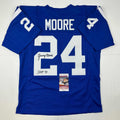 autographed-signed-lenny-moore-hof-75-baltimore-blue-football-jersey-jsa-coa