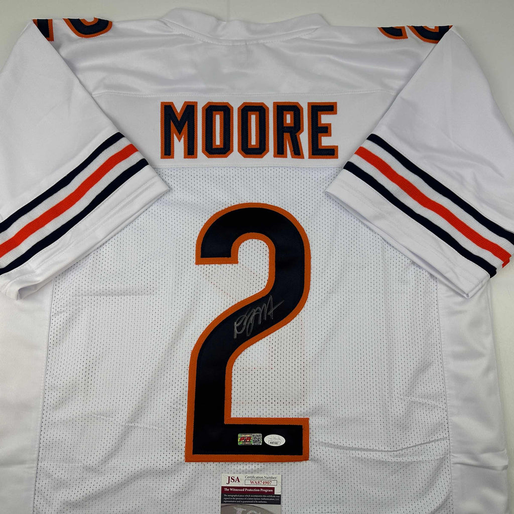 autographed-signed-d-j-dj-moore-chicago-white-football-jersey-beckett-bas-coa
