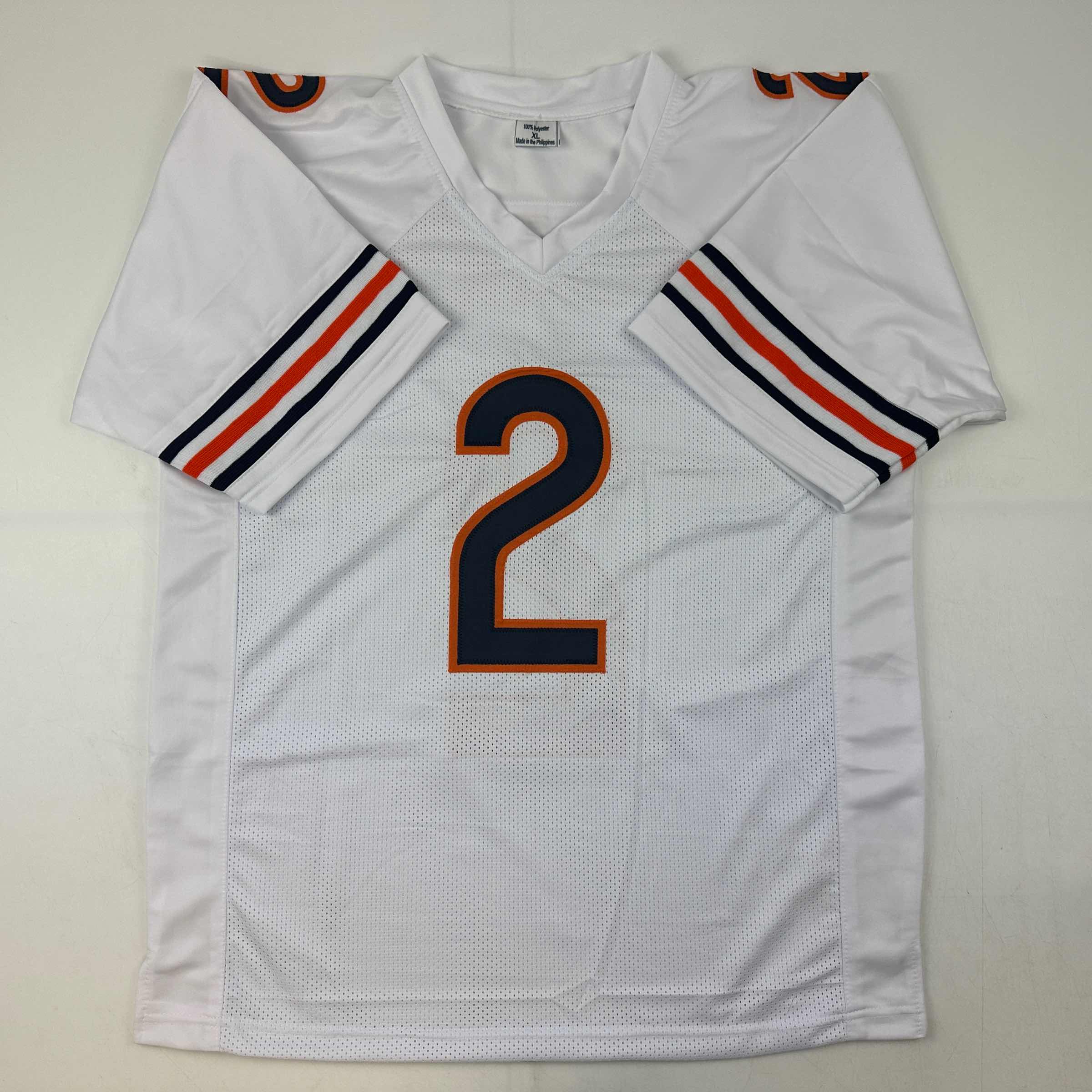 autographed-signed-d-j-dj-moore-chicago-white-football-jersey-beckett-bas-coa