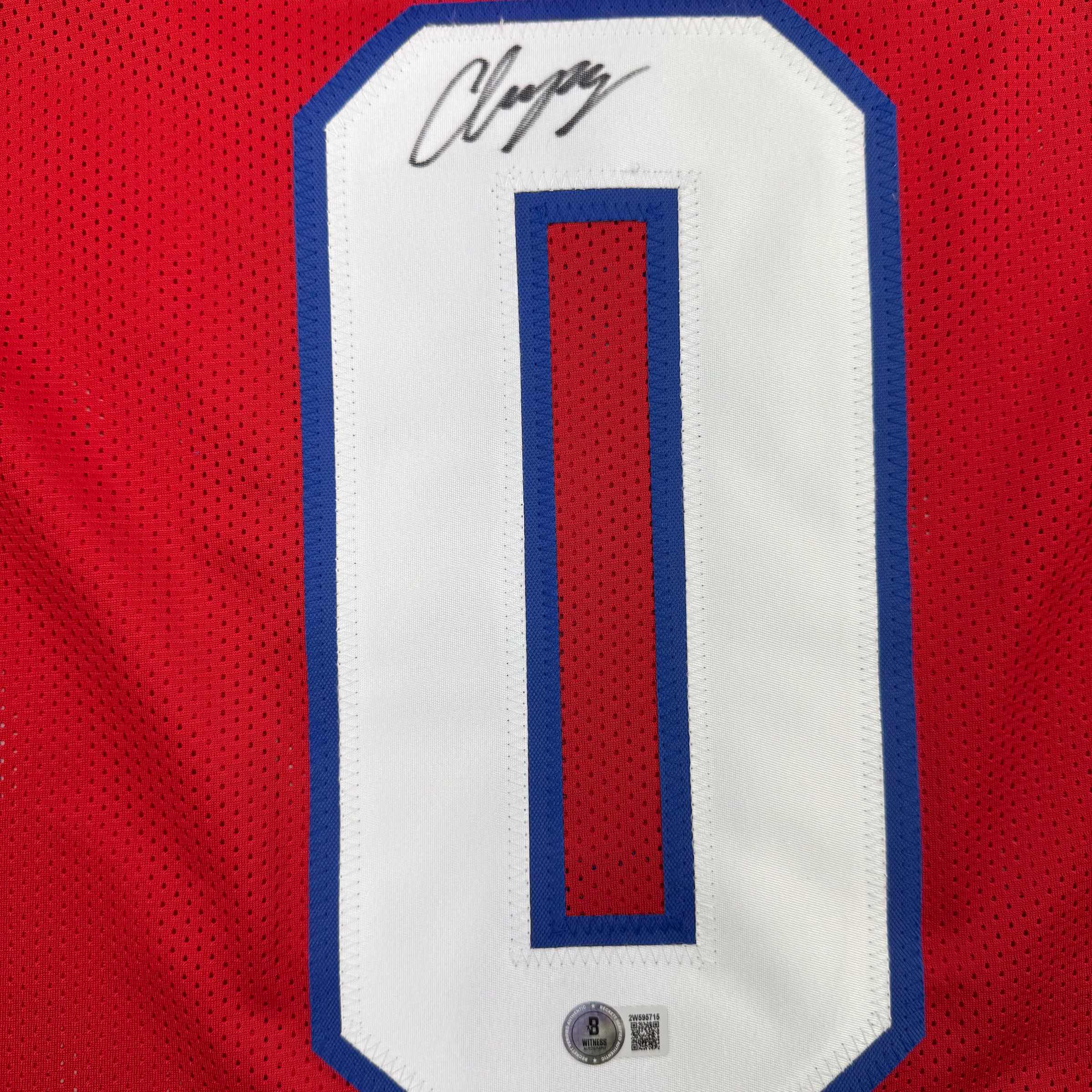 autographed-signed-christian-gonzalez-new-england-red-football-jersey-beckett-bas-coa