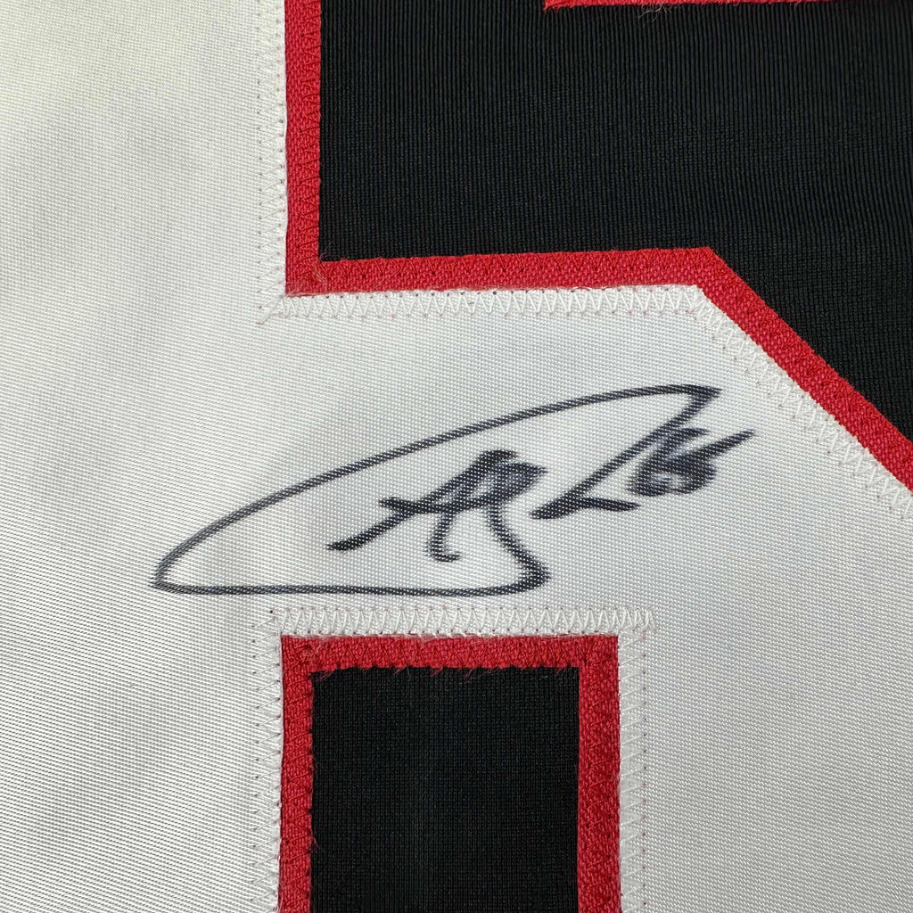 autographed-signed-andrew-shaw-chicago-black-hockey-jersey-jsa-coa