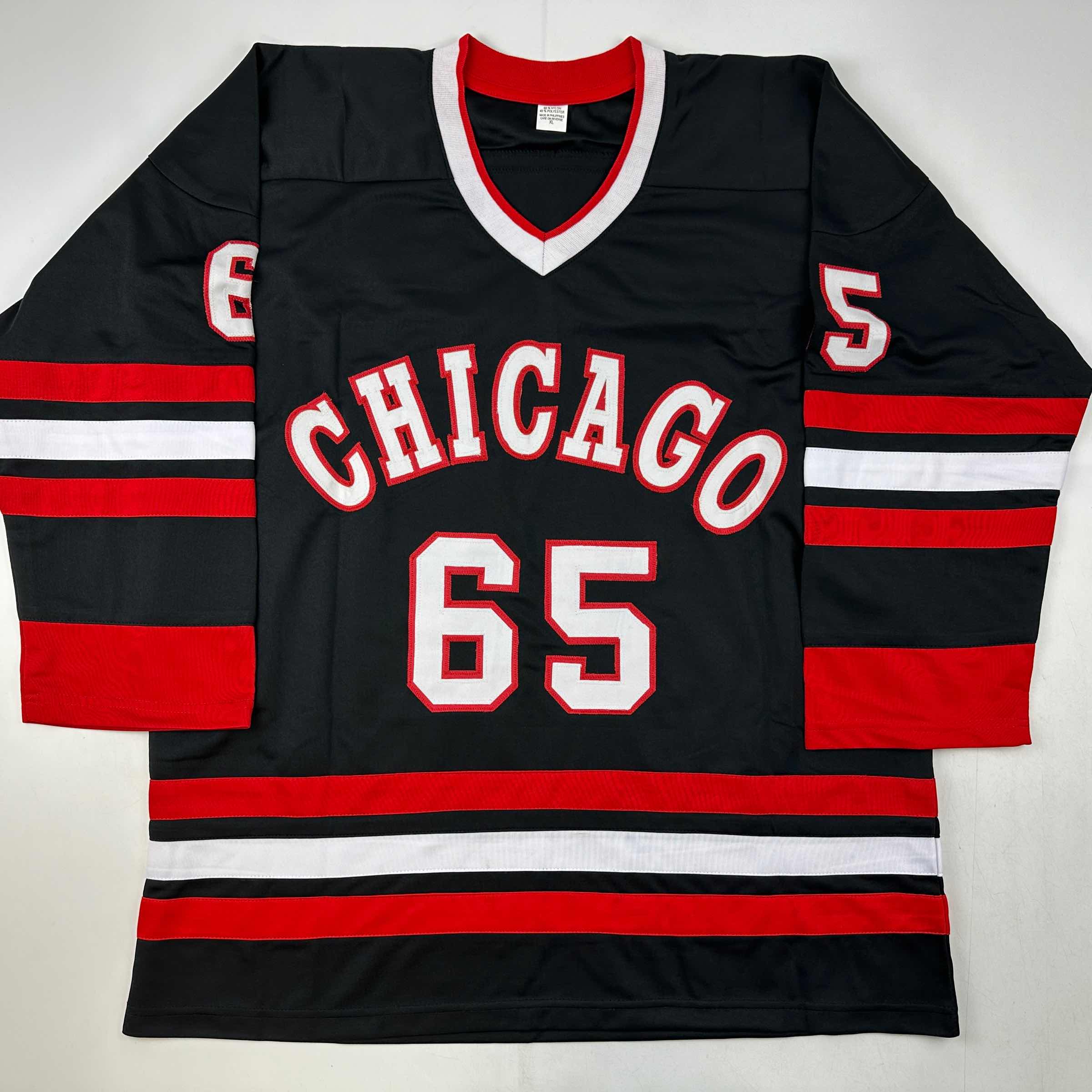 autographed-signed-andrew-shaw-chicago-black-hockey-jersey-jsa-coa