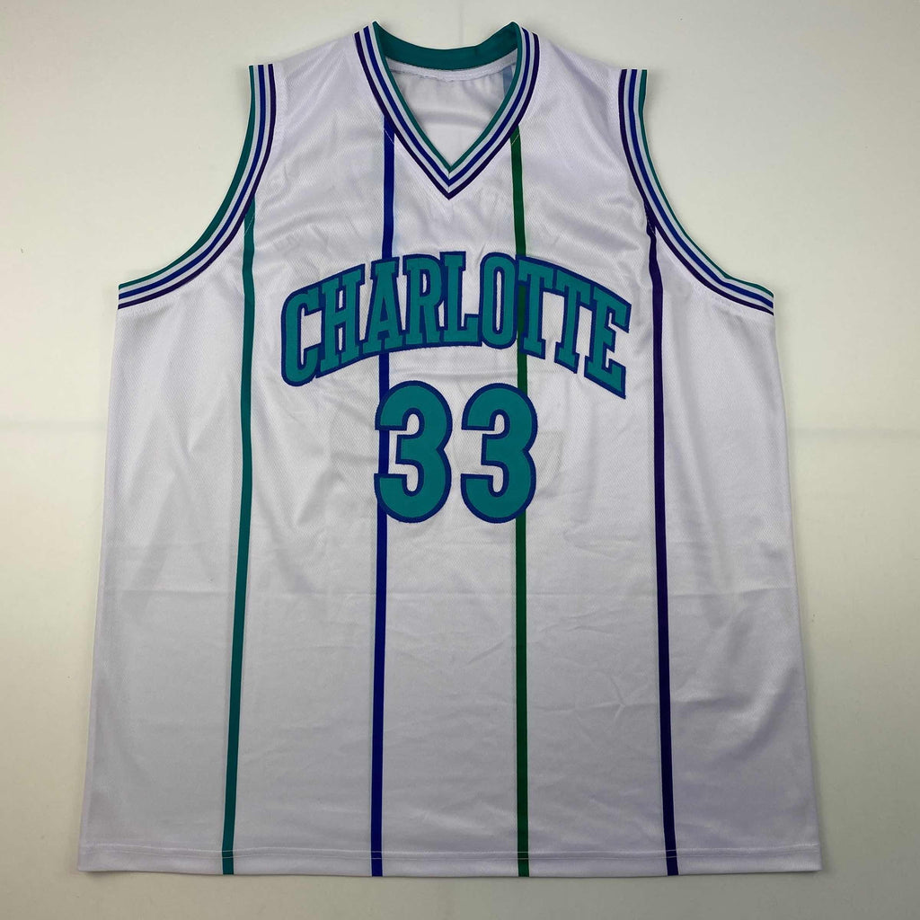 autographed-signed-alonzo-mourning-charlotte-white-basketball-jersey-jsa-coa