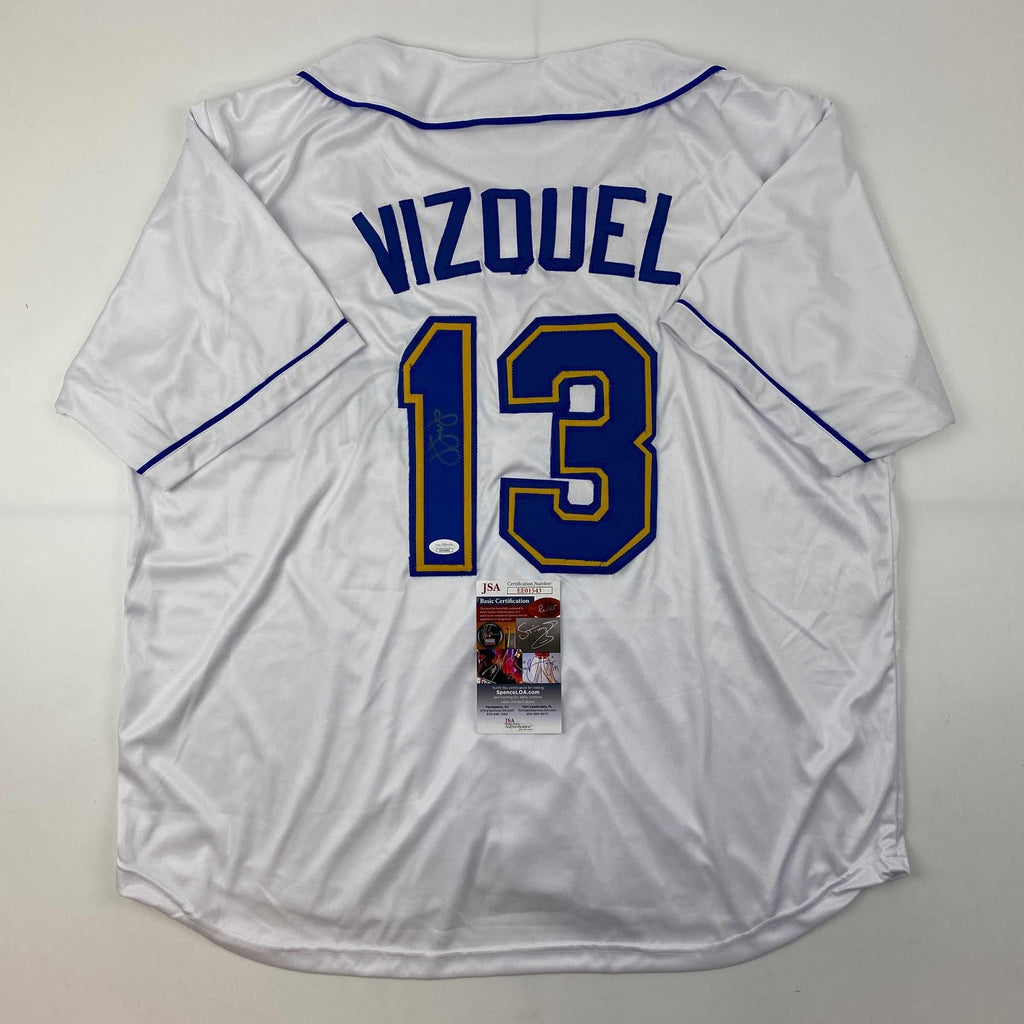 autographed-signed-omar-vizquel-seattle-white-baseball-jersey-jsa-coa