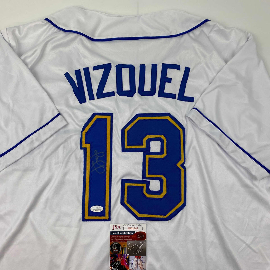 autographed-signed-omar-vizquel-seattle-white-baseball-jersey-jsa-coa