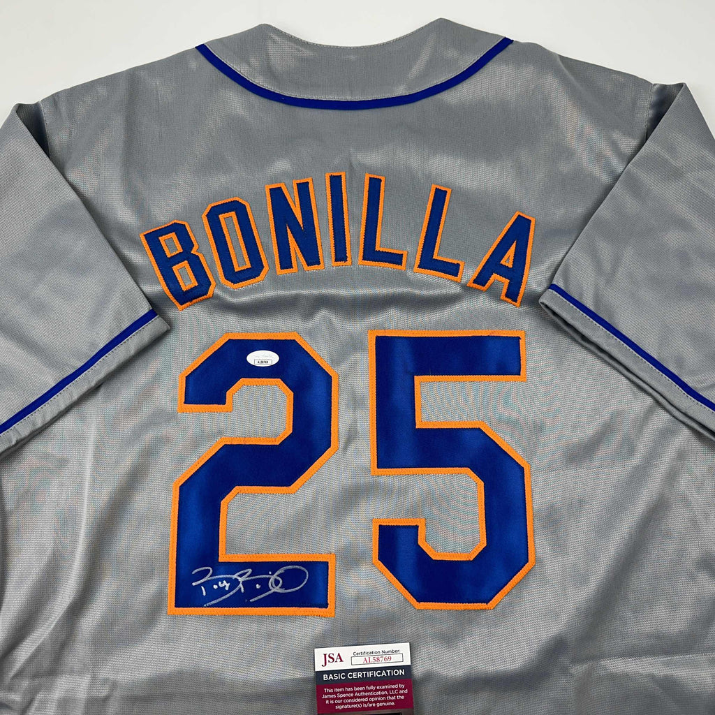 autographed-signed-bobby-bonilla-new-york-grey-baseball-jersey-jsa-coa