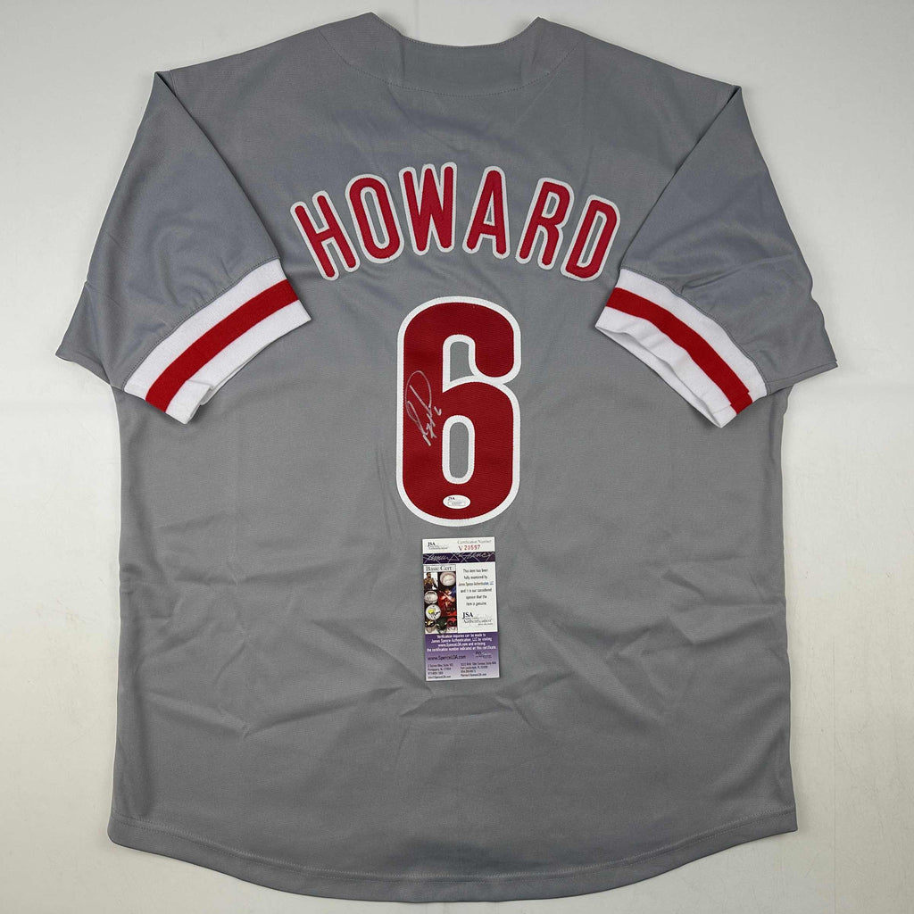 autographed-signed-ryan-howard-philadelphia-grey-baseball-jersey-jsa-coa