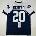 autographed-signed-mel-renfro-hof-96-dallas-thanksgiving-day-football-jersey-jsa-coa