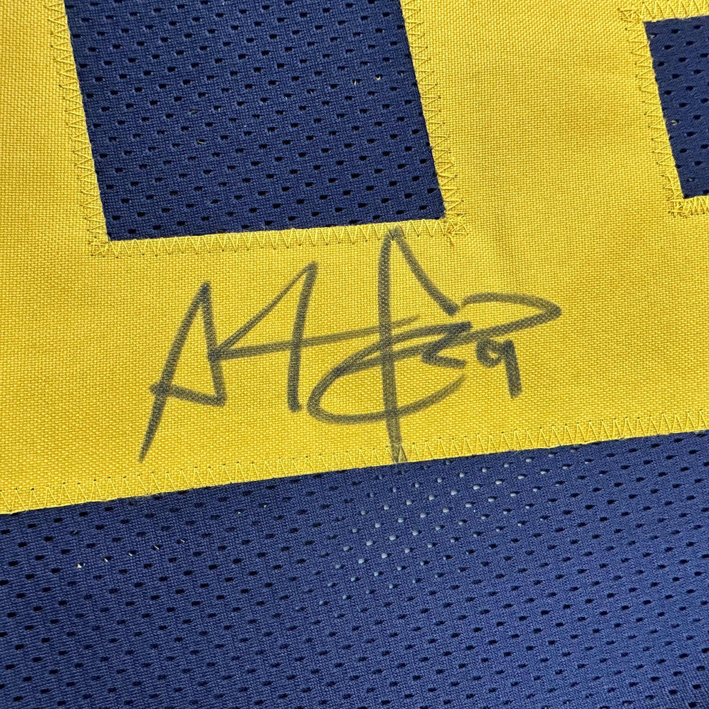 autographed-signed-adam-pacman-jones-west-virginia-blue-college-football-jersey-jsa-coa