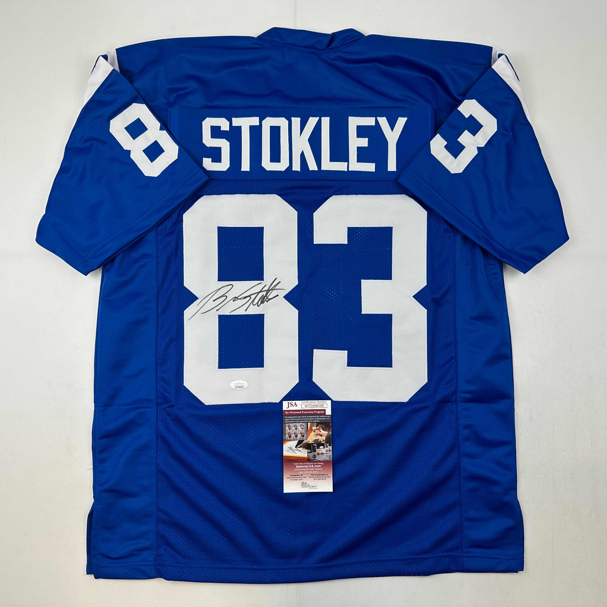 autographed-signed-brandon-stokley-indianapolis-blue-football-jersey-jsa-coa