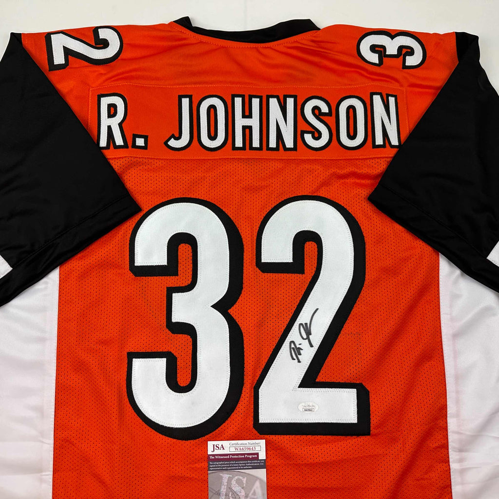 autographed-signed-rudi-johnson-cincinnati-orange-football-jersey-jsa-coa