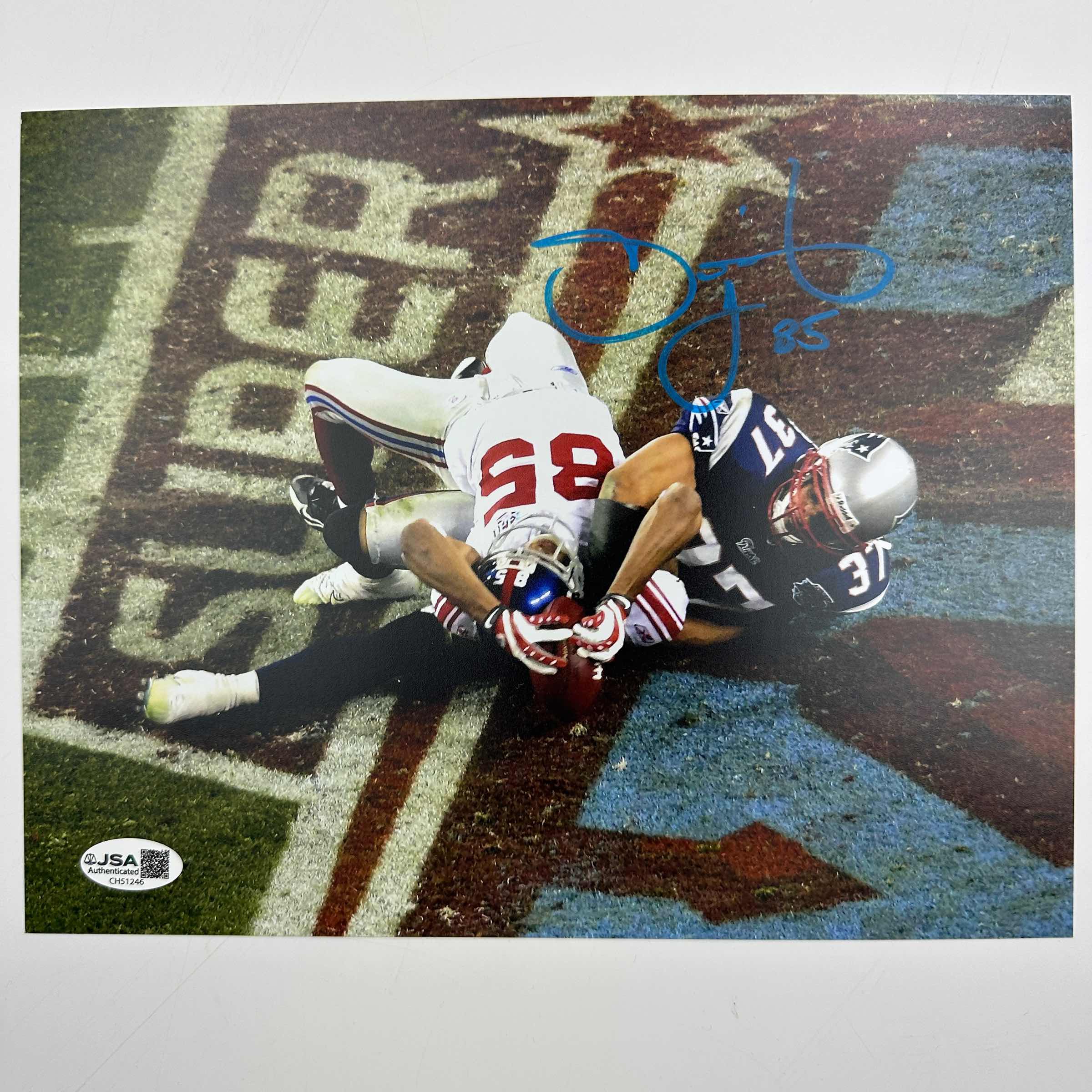autographed-signed-david-tyree-the-catch-super-bowl-xlii-new-york-giants-8x10-football-photo-jsa-coa-1