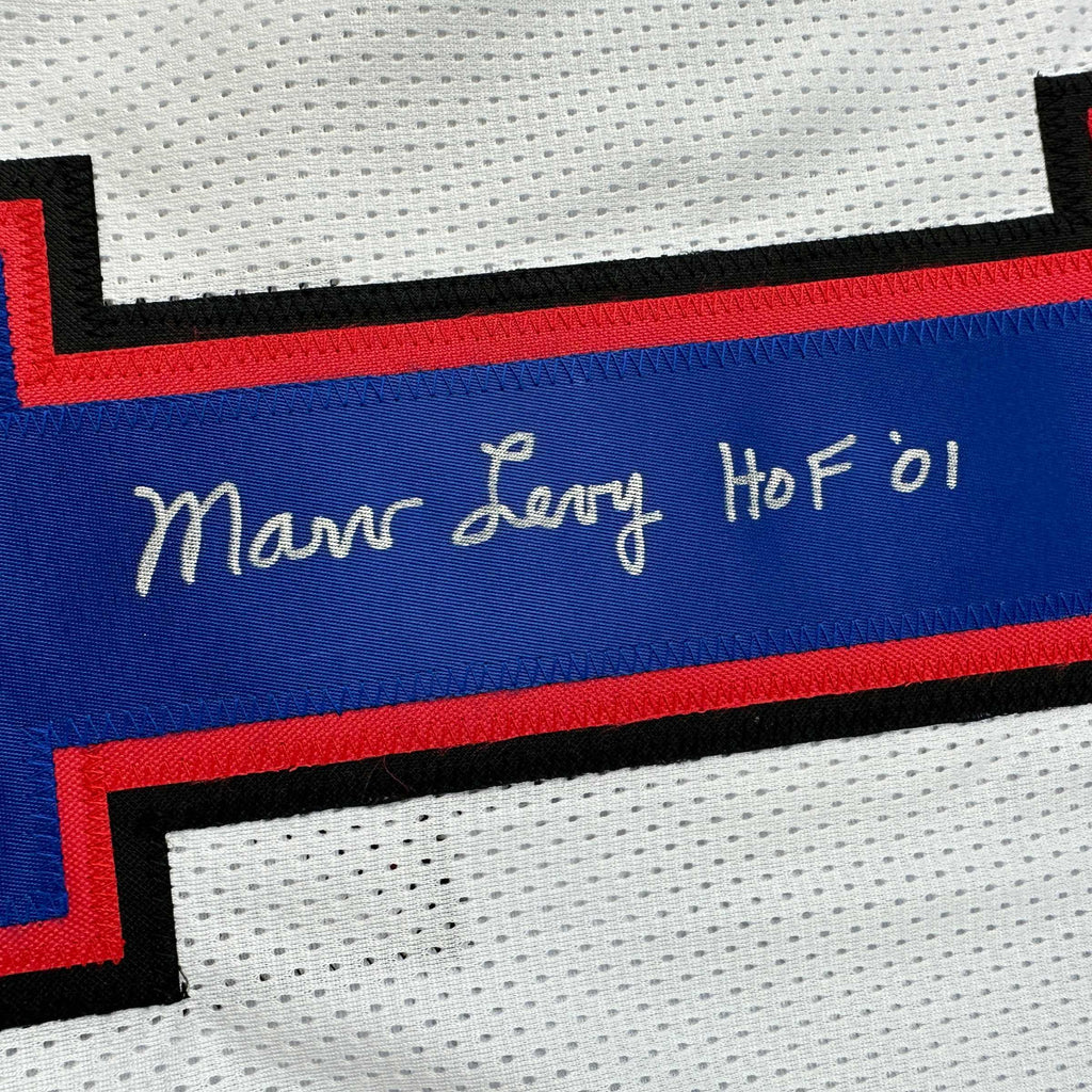 autographed-signed-coach-marv-levy-hof-01-buffalo-white-football-jersey-beckett-bas-coa