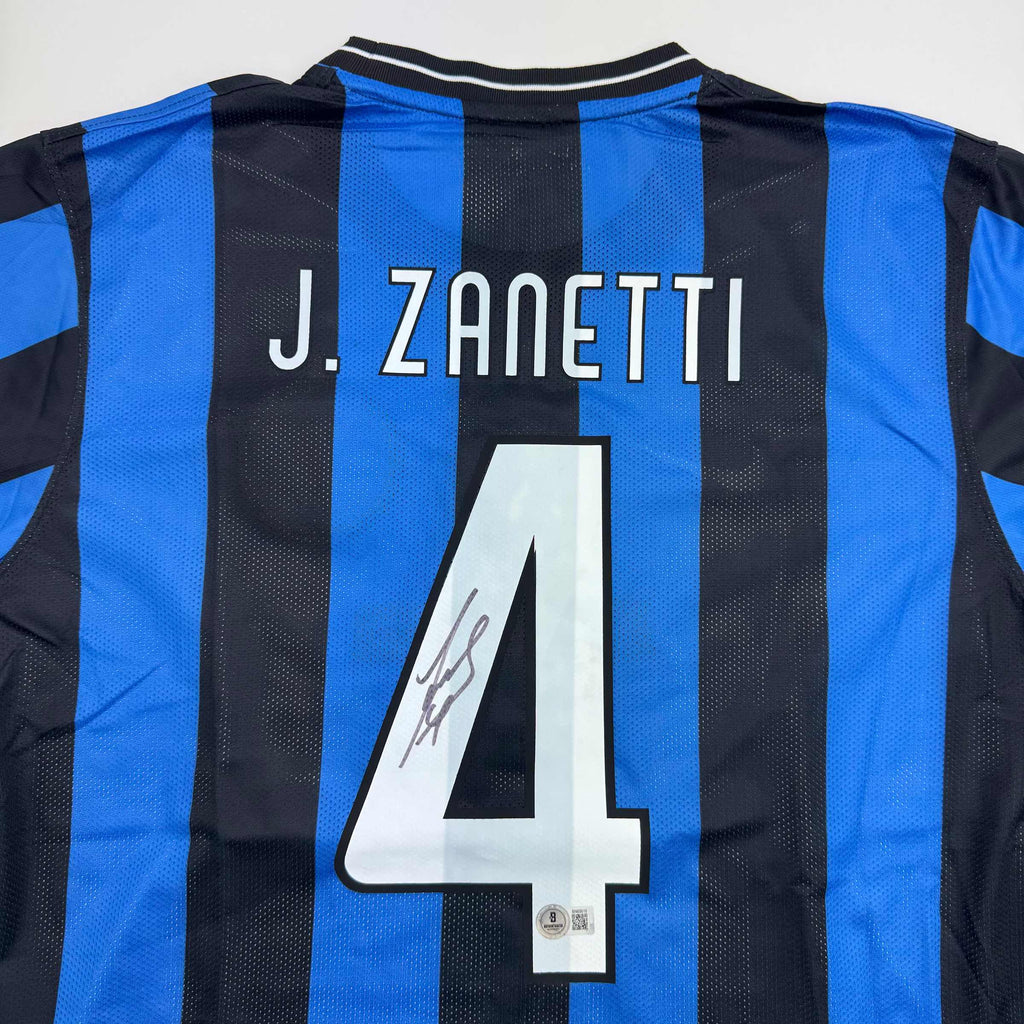 autographed-signed-javier-zanetti-inter-milan-soccer-futbol-jersey-beckett-bas-coa