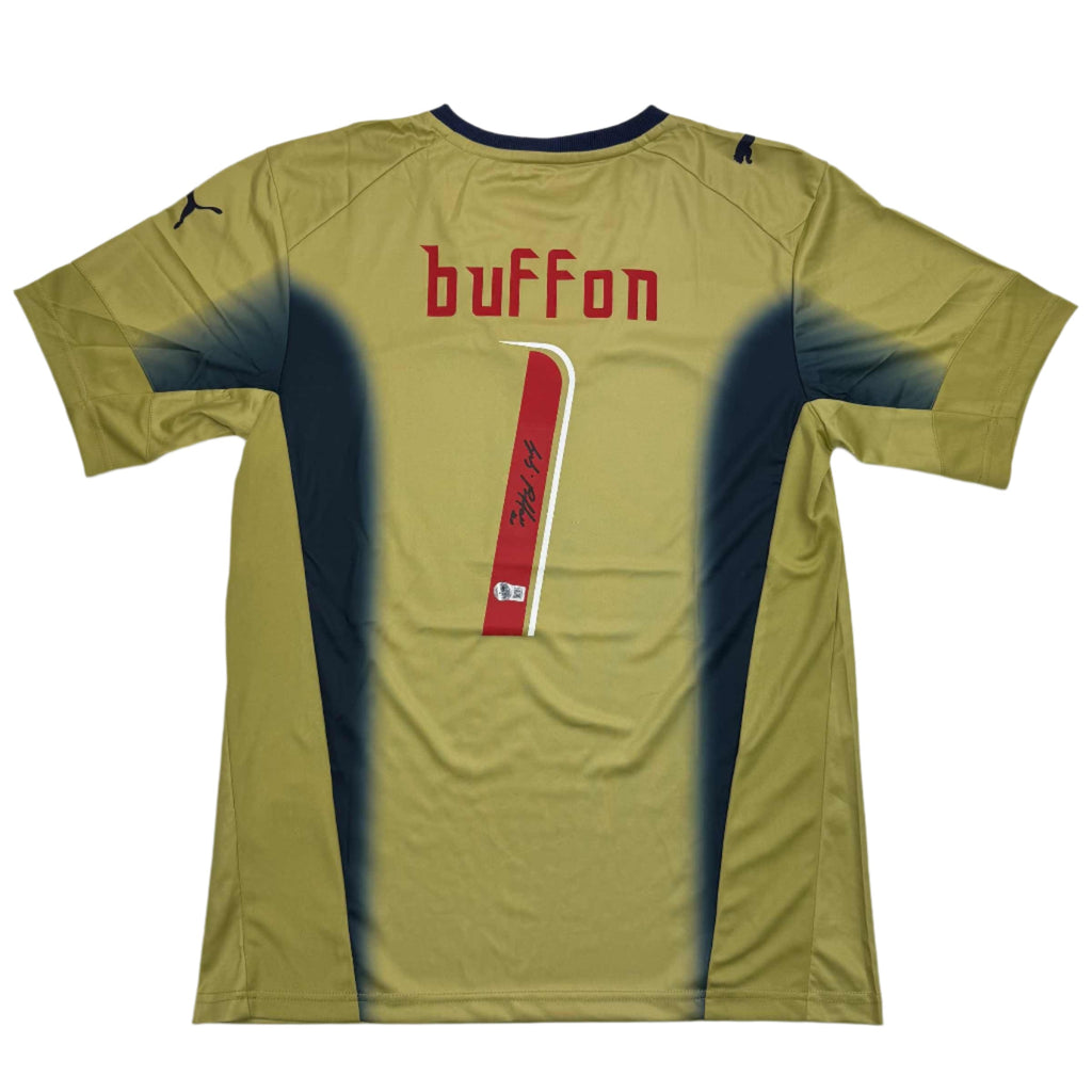autographed-signed-gianluigi-buffon-italy-gold-soccer-futbol-jersey-beckett-bas-coa