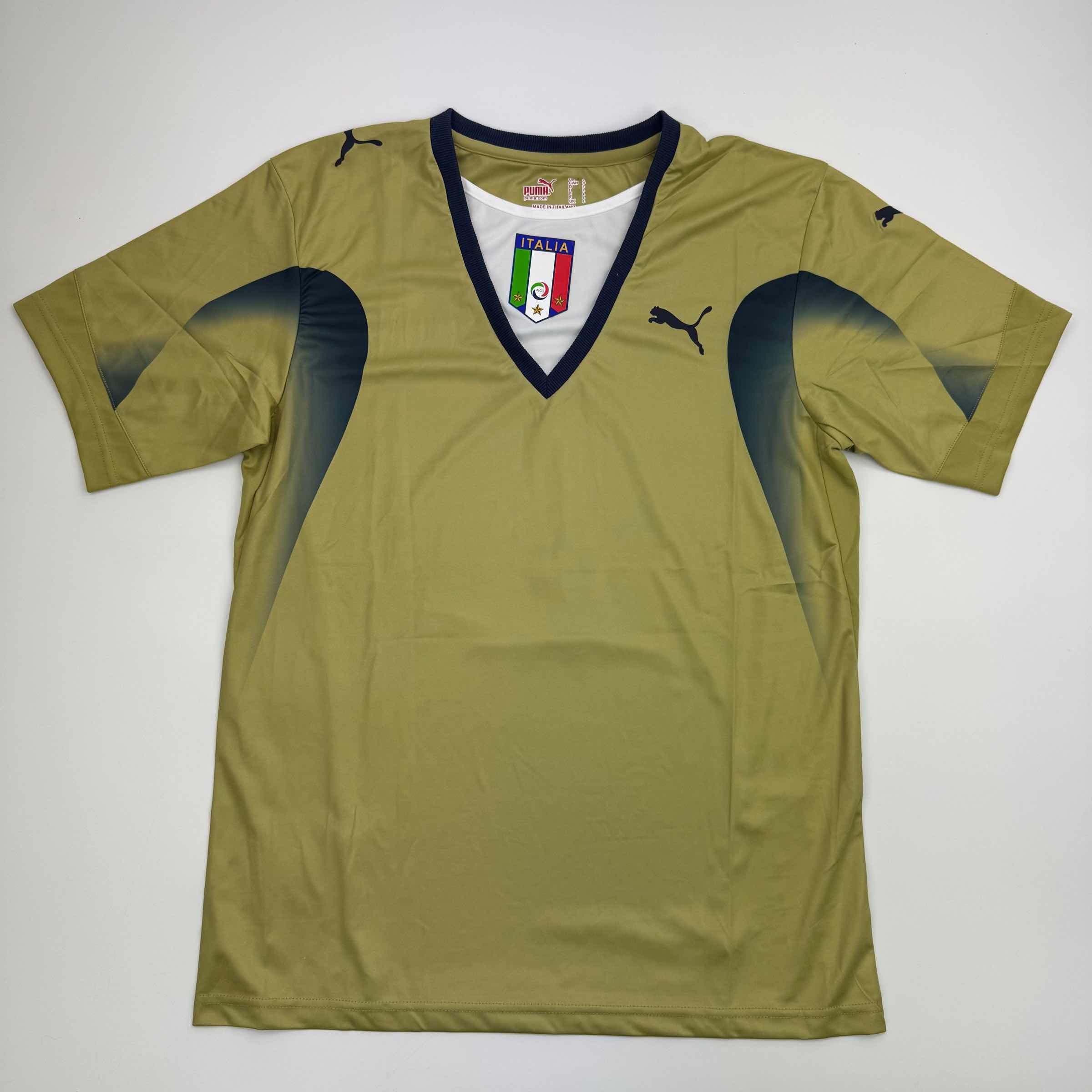 autographed-signed-gianluigi-buffon-italy-gold-soccer-futbol-jersey-beckett-bas-coa