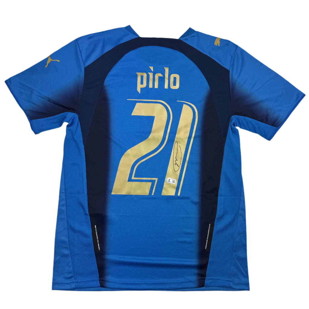 autographed-signed-andrea-pirlo-italy-blue-soccer-futbol-jersey-beckett-bas-coa