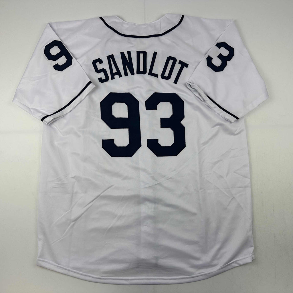 autographed-signed-the-sandlot-movie-6x-cast-member-sigs-white-baseball-jersey-beckett-bas-coa